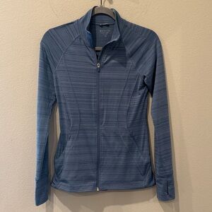 Athleta Pacifica Illume UPF Full Zip Blue Jacket Size XS